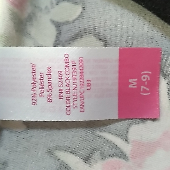 No Boundaries Black Floral Cut Out Back Detail Mini Dress. Size Medium - Picture 10 of 10